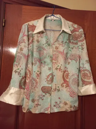 Camisa estampada talla 46