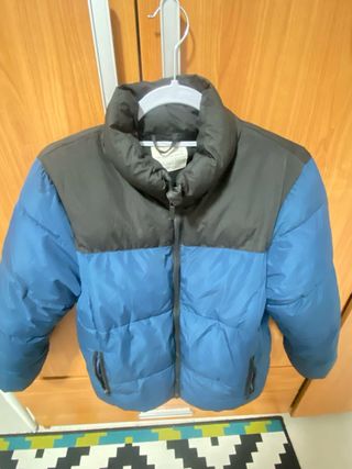 Giacca invernale blu e nera per bambini