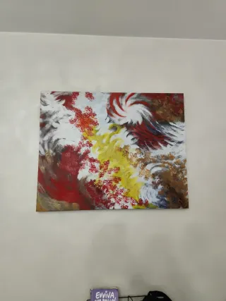 Quadro dipinto a mano Giochi di Colori