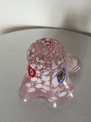 Vaso Fazzoletto Murano Vetro Multicolor Rosa