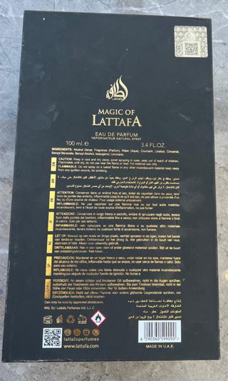 Perfume Caballero Dorado con Dragón