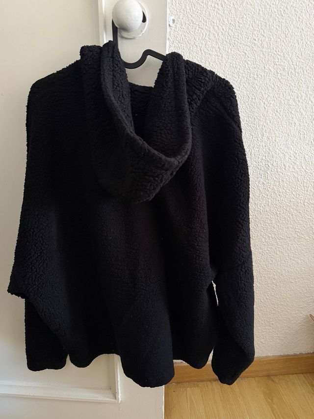 Sudadera borrego Ellesse negra