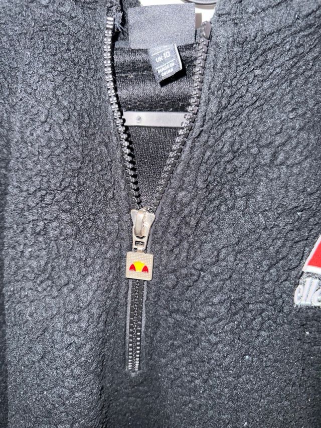 Sudadera borrego Ellesse negra