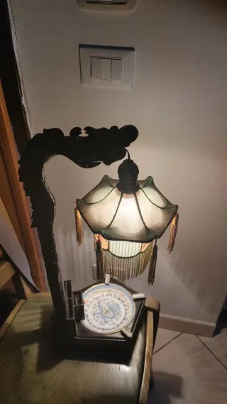 Lampada antica cinese drago
