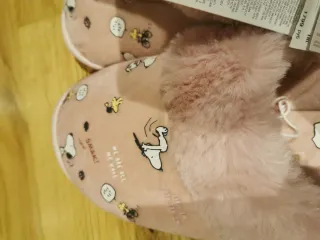 Zapatillas Snoopy rosas