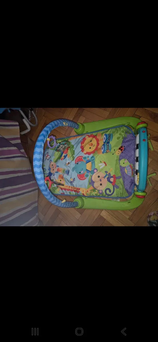 Manta de juego para bebés con piano