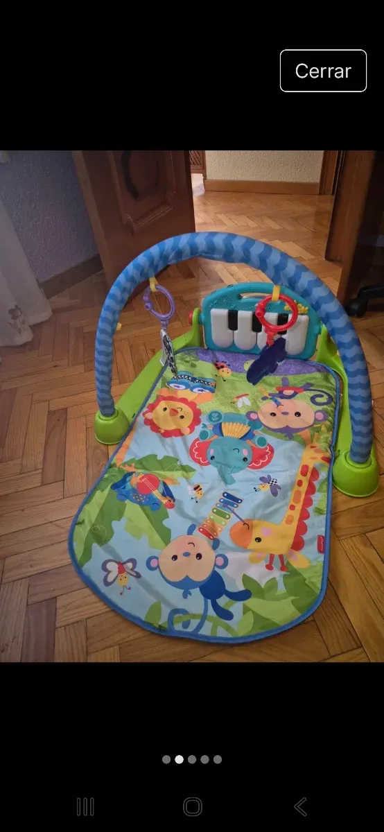 Manta de juego para bebés con piano