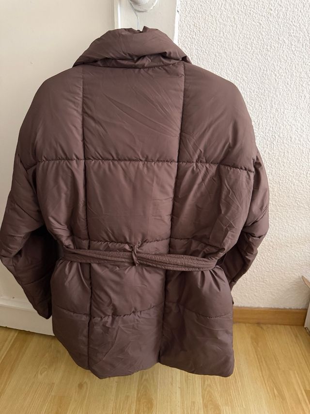 Abrigo acolchado marrón GetMod Talla XL