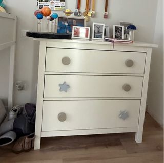 Cassettiera Ikea Hemnes bianca 3 cassetti 108x96 cm