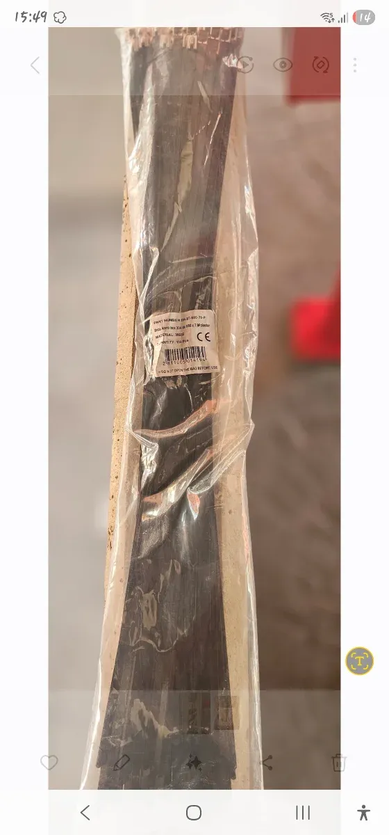 Bridas Acero Inox 304 680mm x 7.9mm (100 Pcs)