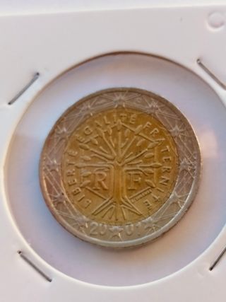 2 Euro Francia 2001 Errore di Conio