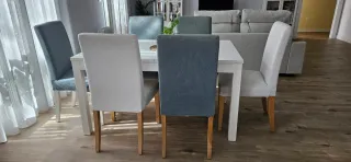 Mesa extensible + 6 Sillas Comedor