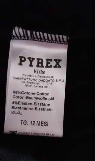 Completo Pyrex nero con orsetti