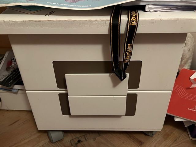 Cama nido juvenil lacada blanca.