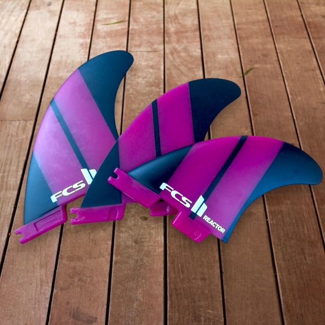 Aletas Surf FCS II Reactor Trifin Talla M. NUEVAS