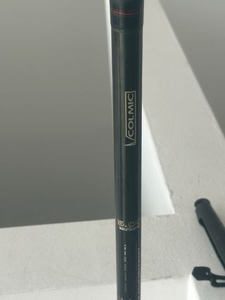 Caña de pescar y carrete