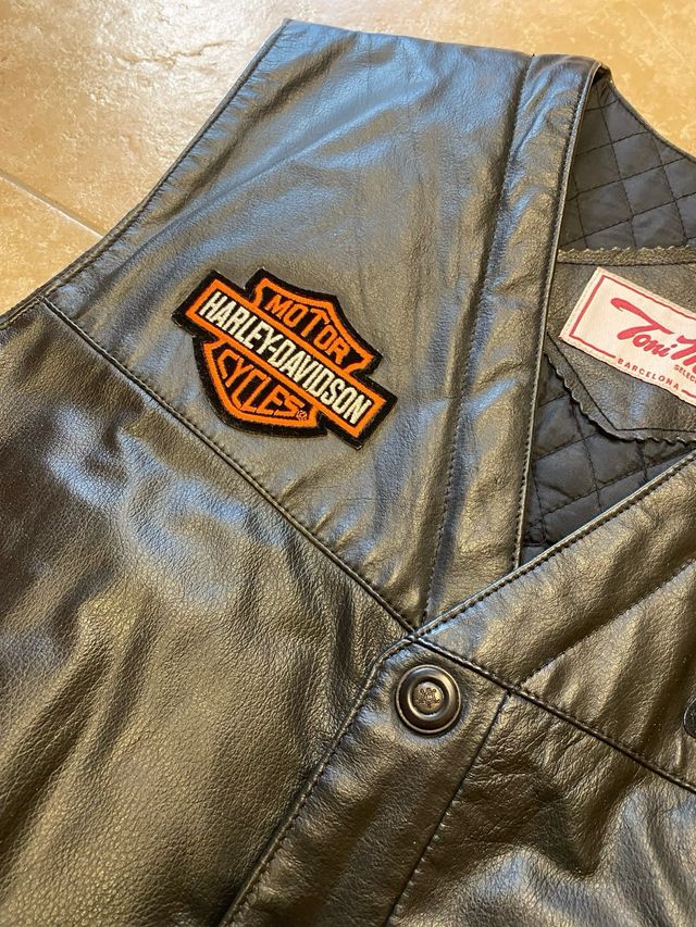 Chaleco Harley Davidson Piel bovino 100%