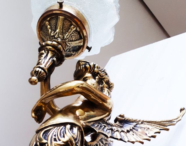 Apliques de pared Bronce Figuras Sirena