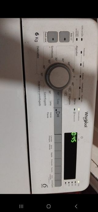 Lavadora Whirlpool 6 Kg
