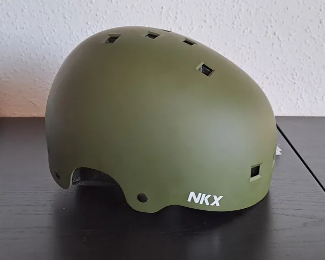 Casco de Skate NKX  Verde Oliva  Talla M