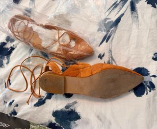 Manoletinas ante naranja Bellehari una sola puesta