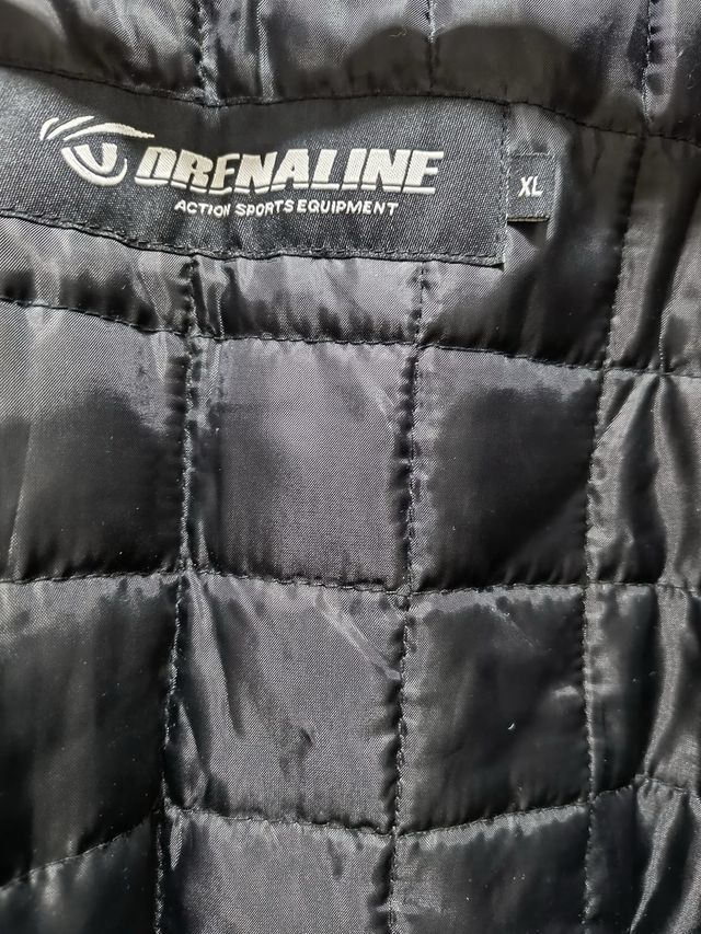 Chaqueta de motorista negra