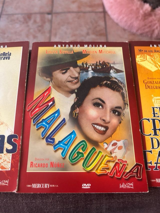 Lote 5 DVDs Películas Españolas Clásicas
