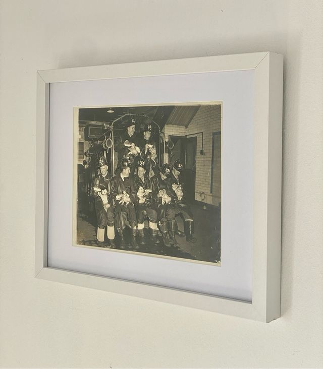 FOTO ORIGINAL BOMBEROS NEW YORK 1948 PAUL BERNIUS