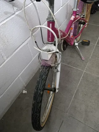 Bicicleta Btwin Morada Niña