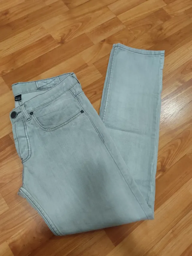 Pantalón vaquero gris hombre talla XL