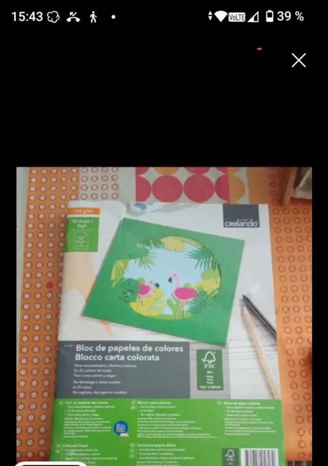 Lote de manualidades 
