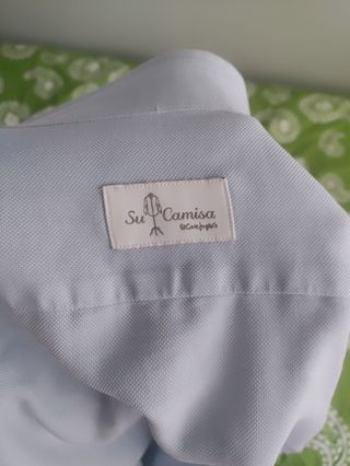 Camisa azul hombre El Corte Inglés. Talla XXL.