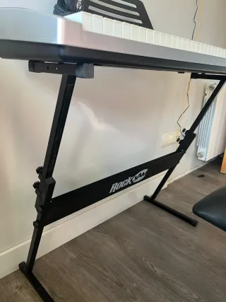 Teclado Piano Rock Jam RJ-661 + soporte y banqueta