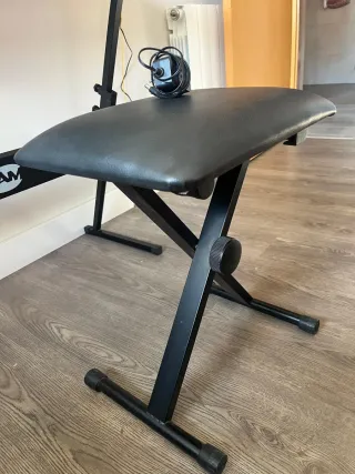 Teclado Piano Rock Jam RJ-661 + soporte y banqueta