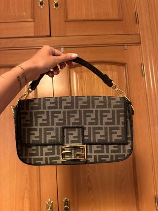 Bolso Fendi Beige y Marrón