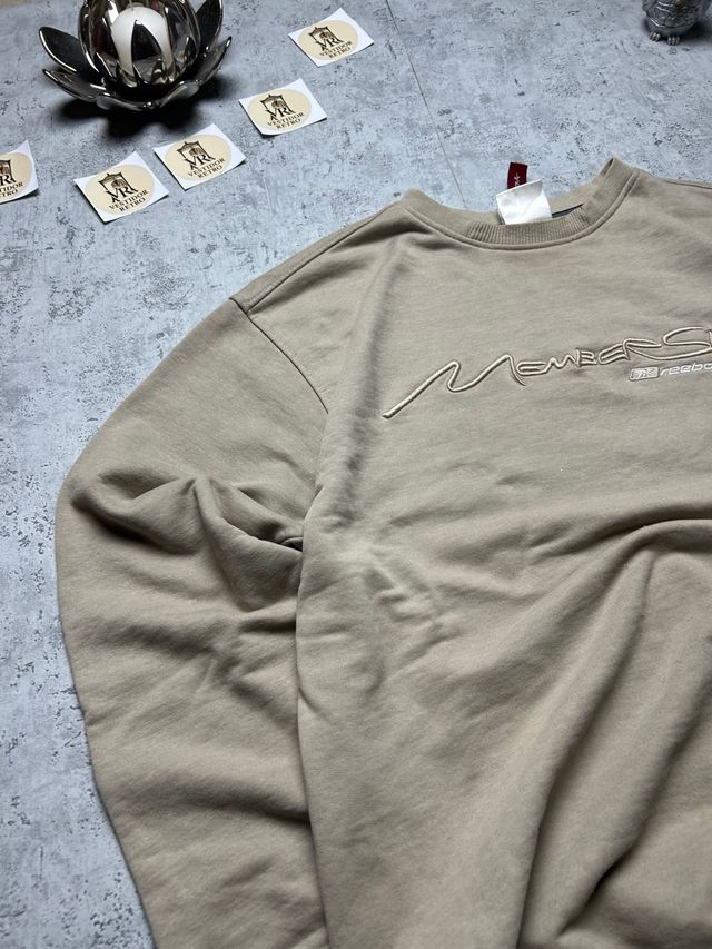 Reebok Membership Sweatshirt Beige - Vintage 2000s