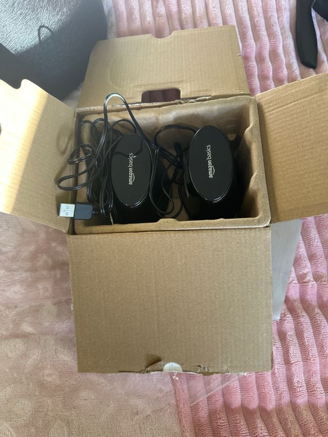 Altavoces Amazon Basics Negro