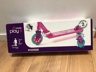 Patinete Oxelo rosa y morado