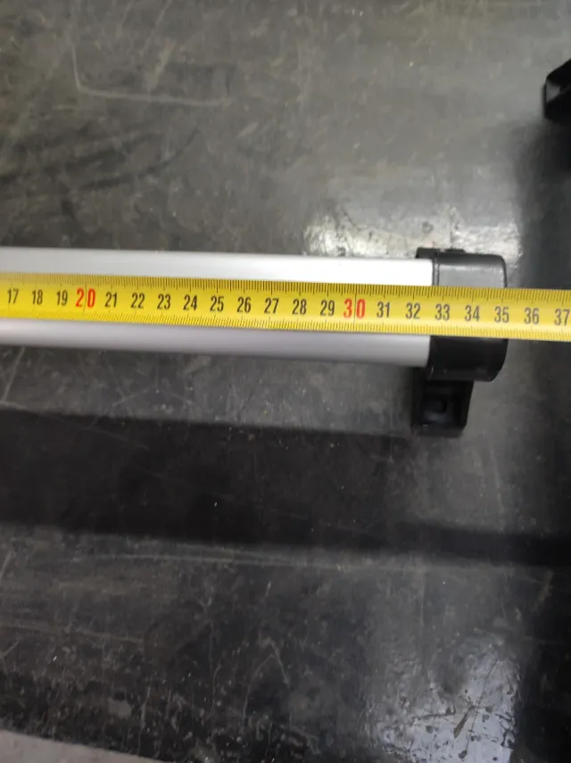 2 Tiradores carro herramientas Aluminio y Plástico