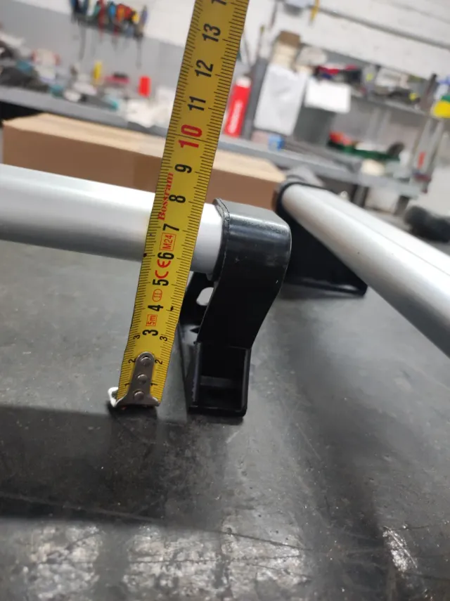 2 Tiradores carro herramientas Aluminio y Plástico