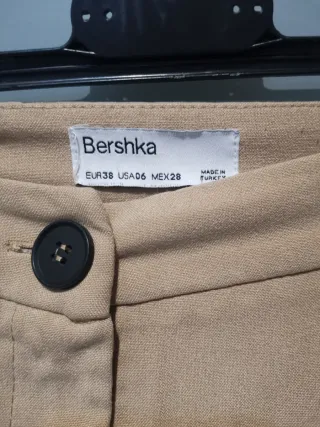 Pantaloni donna Bershka beige