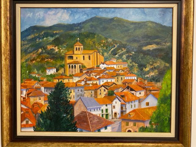 Cuadro pintado a mano Roncal