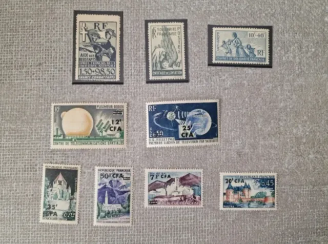 Foglietto timbro postale piu 59 francobolli