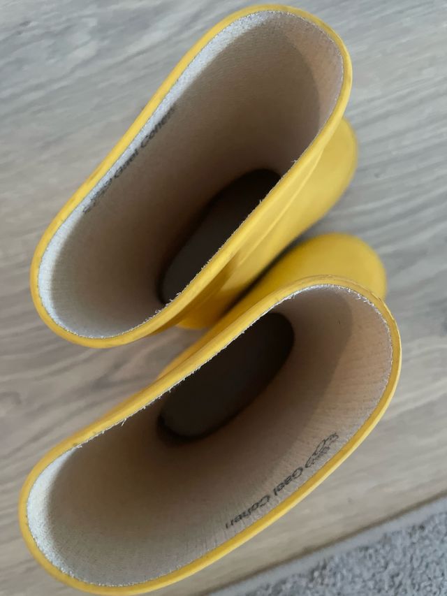 Botas de agua amarillas niño T22/23