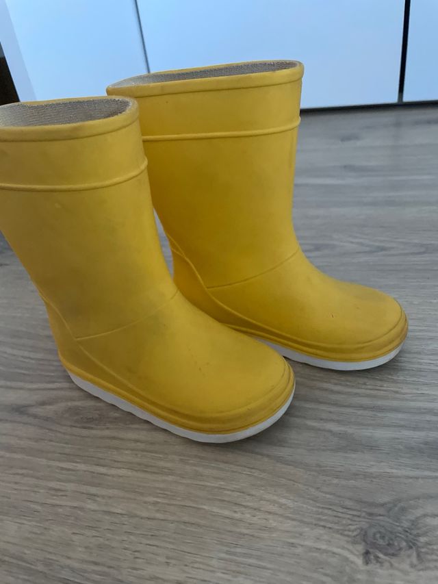 Botas de agua amarillas niño T22/23