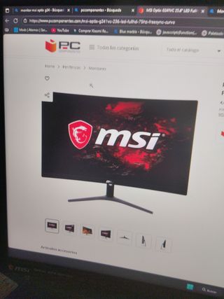 Monitor MSI Optix G241VC 23.6 Full HD 75Hz
