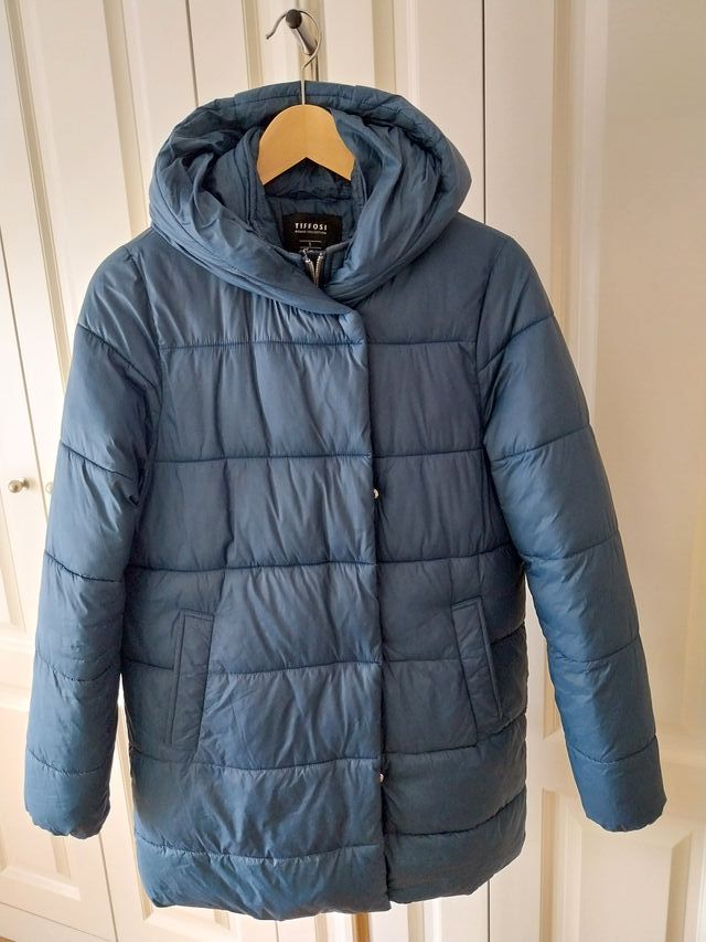 Abrigo Tiffosi Plumas Mujer Talla S