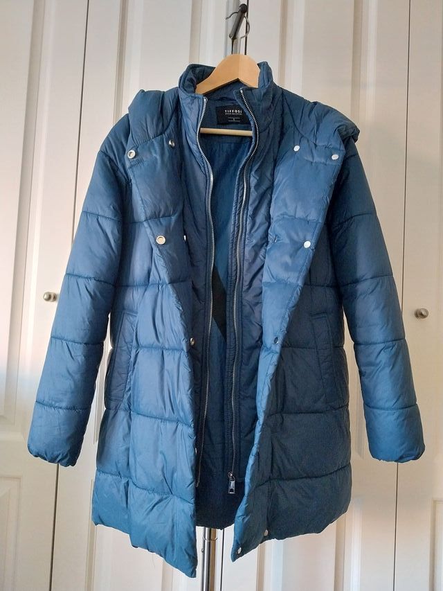 Abrigo Tiffosi Plumas Mujer Talla S