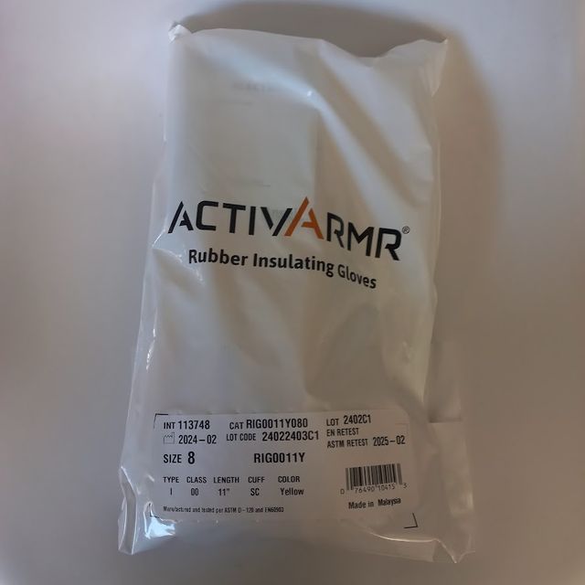 Guantes Electricista Activarmr Ansell Talla 8