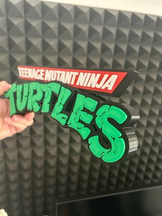 NINJA TURTLES - Logo 3D multicolor (30 cm)